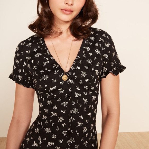 NWT Reformation Dallas Dress in Sierra Print Sz 10 - Picture 5 of 8